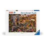 Изображение товара Пазл Ravensburger 3000 Животный мир Африки, арт.17037