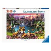 Изображение товара Пазл Ravensburger 3000 Тигр в райской лагуне, арт.16719