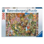 Изображение товара Пазл Ravensburger 3000 Сад Солнечных знаков, арт.17135