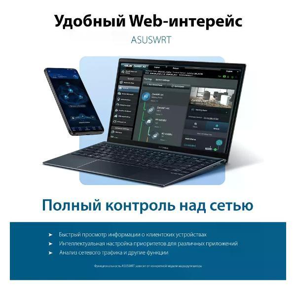 Изображение товара Wi-Fi роутер ASUS RT-AX52