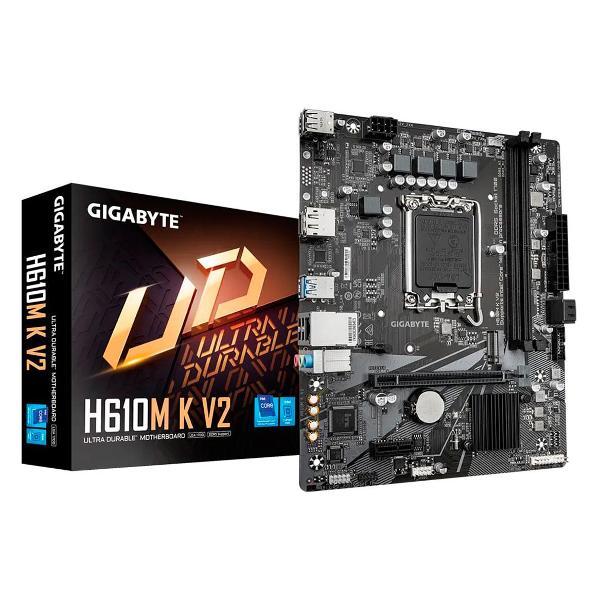 Изображение товара Материнская плата GIGABYTE H610M K V2 (LGA1700, mATX)