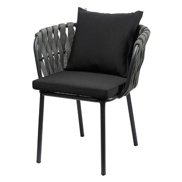 Изображение товара Стул обеденный Bergenson Bjorn Braid, серый/черный