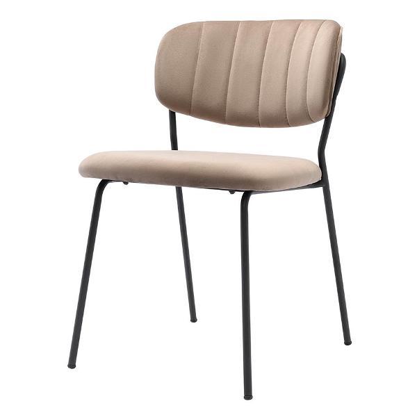 Изображение товара Стул обеденный Bergenson Bjorn Eirill, велюр, светло-коричневый