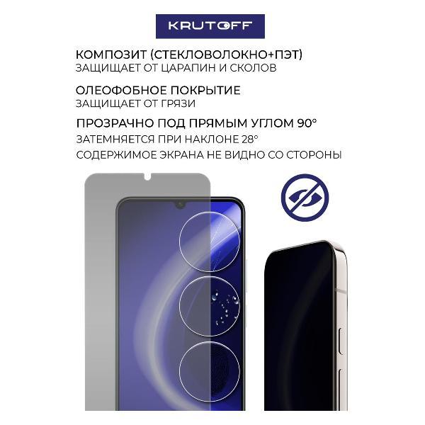 Изображение товара Защитное стекло для смартфона, телефона Krutoff для Realme Note 60X 574696