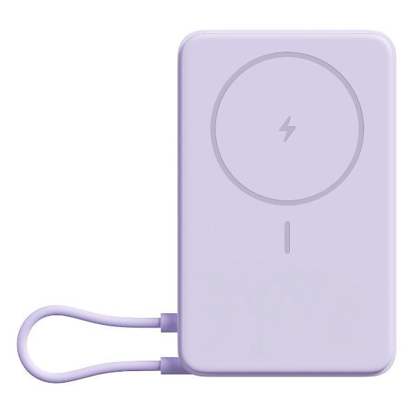 Изображение товара Портативный аккумулятор Xiaomi Magnetic Power Bank 10000 with Built-in Stand пурпурный