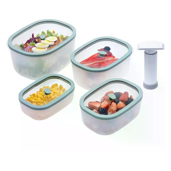 Изображение товара Вакуумный контейнер STATUS Fresko set 5 мятный