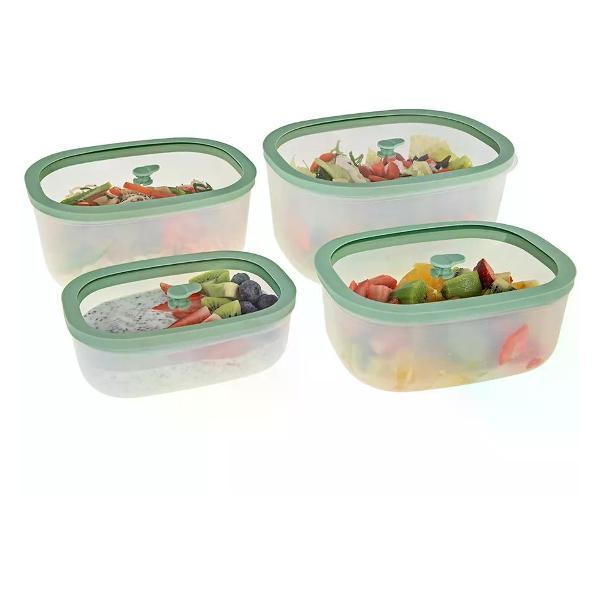 Изображение товара Вакуумный контейнер STATUS Fresko set 4 мятный