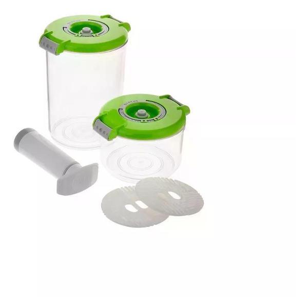 Изображение товара Вакуумный контейнер STATUS VAC-RD-Round зеленый