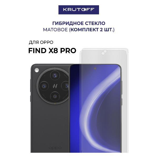 Изображение товара Защитное стекло для смартфона, телефона Krutoff для Oppo Find X8 Pro (612982)
