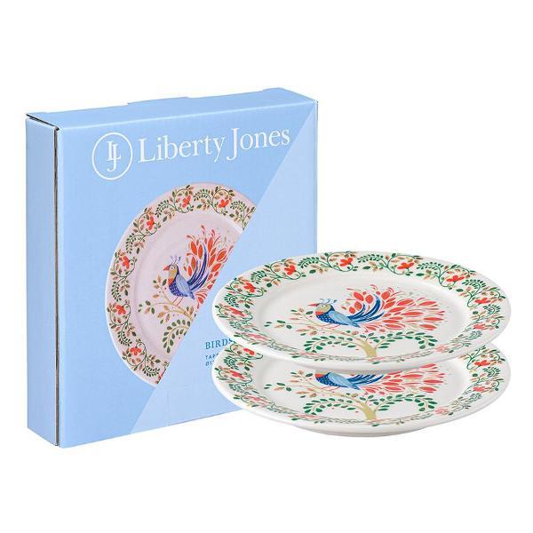 Изображение товара Набор тарелок Liberty Jones Fantail Bird из коллекции Birds of Paradise в подарочной упаковке, 18 см, 2 шт.