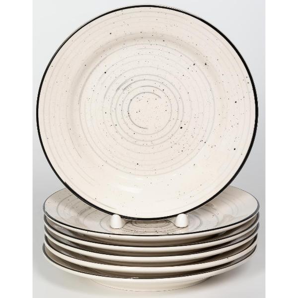 Изображение товара Тарелка Elrington Набор десертных тарелок 19 см 6 штук 225-27014-6