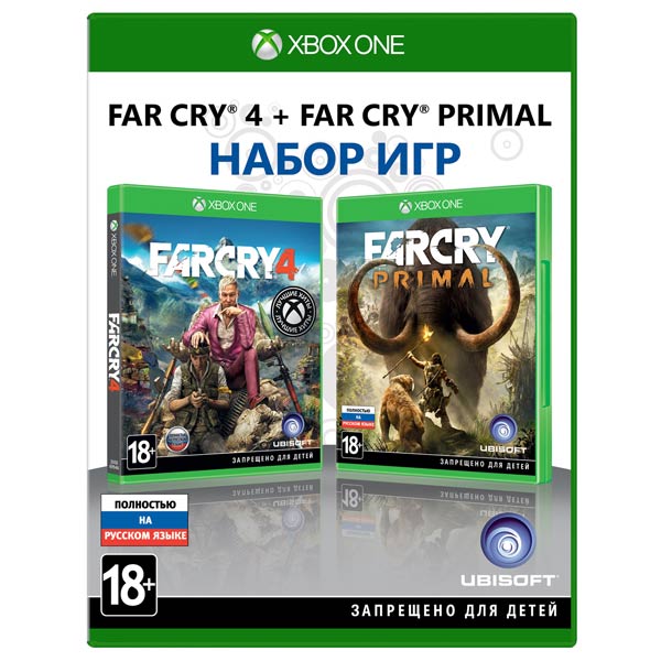 Видеоигра для Xbox One . Far Cry 4+Far Cry Primal