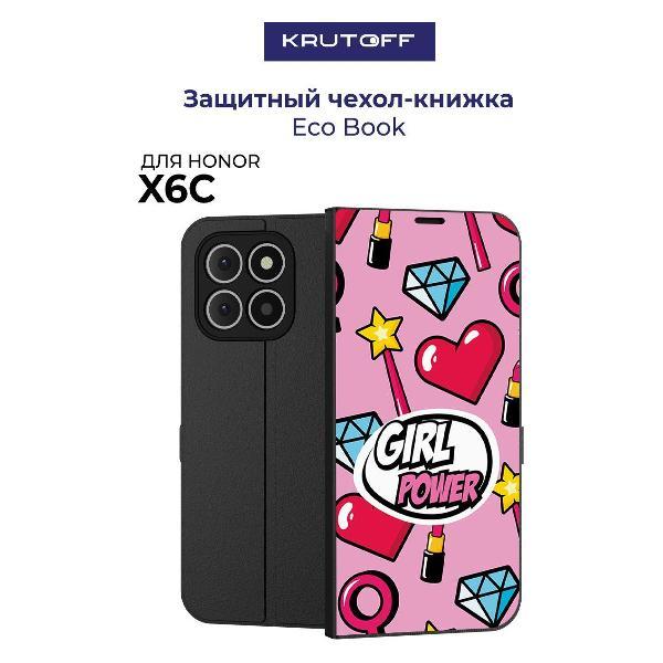 Изображение товара Чехол для смартфона, телефона Krutoff Honor X6с Girl Power