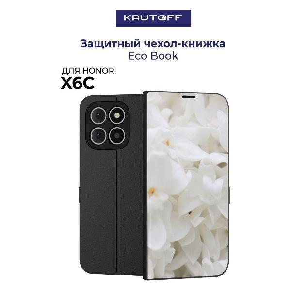 Изображение товара Чехол для смартфона, телефона Krutoff Honor X6с Белые лилии Black