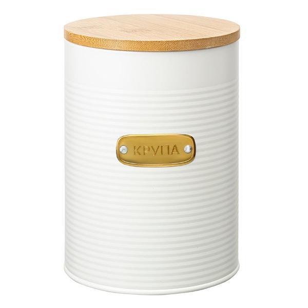 Изображение товара Емкость для хранения Smart Solutions крупы Irmel, 2,5 л, молочная