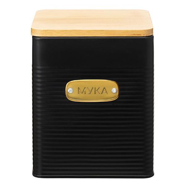 Изображение товара Емкость для хранения Smart Solutions муки Irmel, 3,2 л, графит