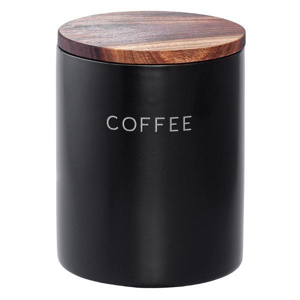 Изображение товара Емкость для хранения Smart Solutions керамическая для хранения кофе, 650 мл, черная