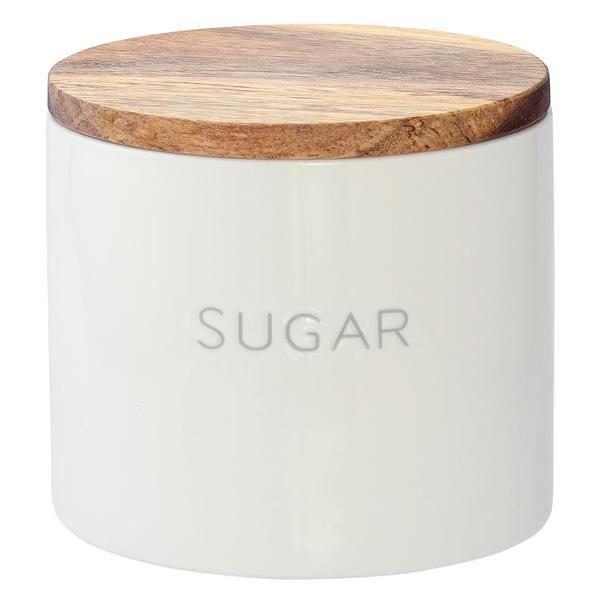 Изображение товара Емкость для хранения Smart Solutions керамическая для хранения сахара, 400 мл, белая