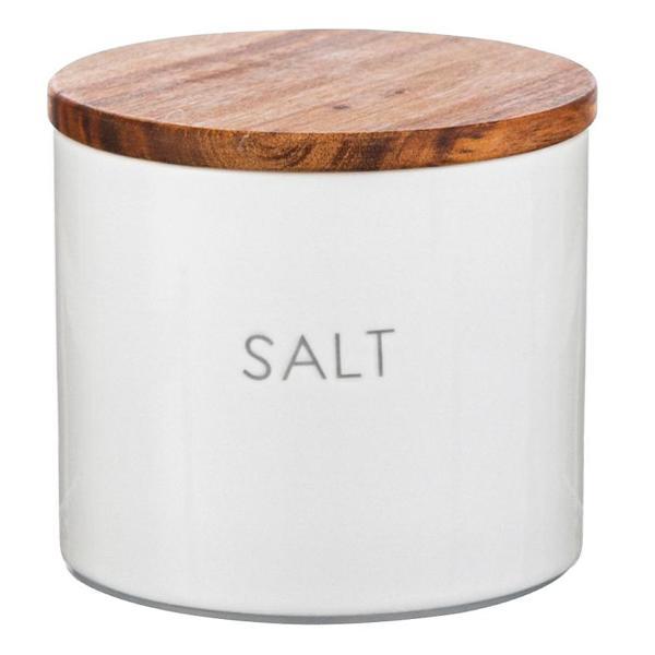 Изображение товара Емкость для хранения Smart Solutions керамическая для хранения соли, 400 мл, белая