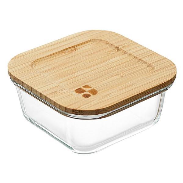 Изображение товара Емкость для хранения Smart Solutions и запекания Eco Store с крышкой из бамбука, 320 мл