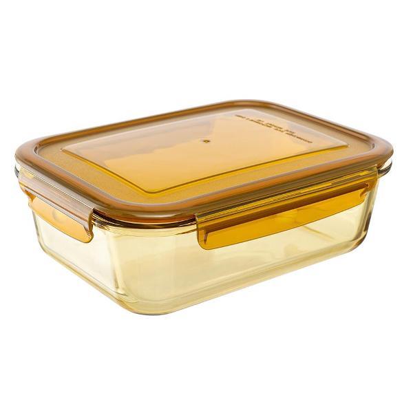 Изображение товара Емкость для хранения Smart Solutions и переноски продуктов 1,5 л янтарного цвета