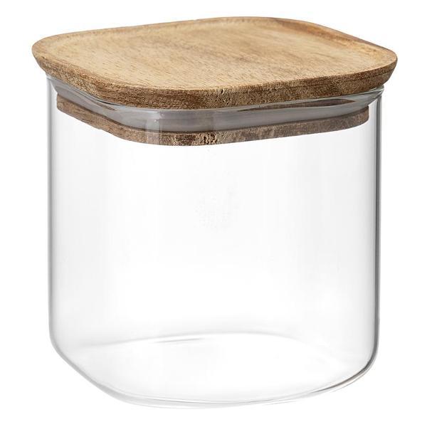 Изображение товара Емкость для хранения Smart Solutions квадратная Glass Acacia, 800 мл