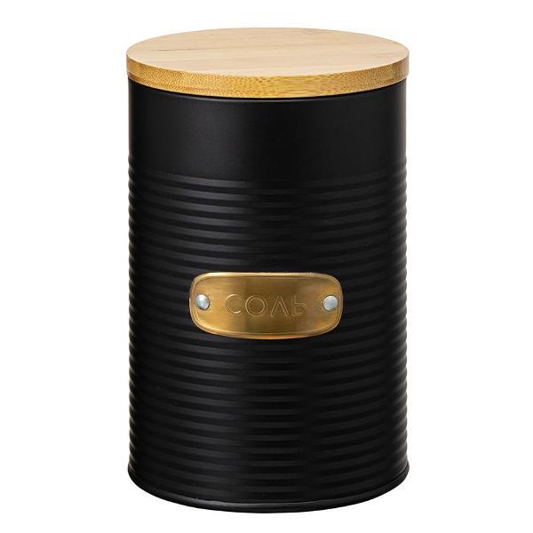 Изображение товара Емкость для хранения Smart Solutions соли Irmel, 1,3 л, графит