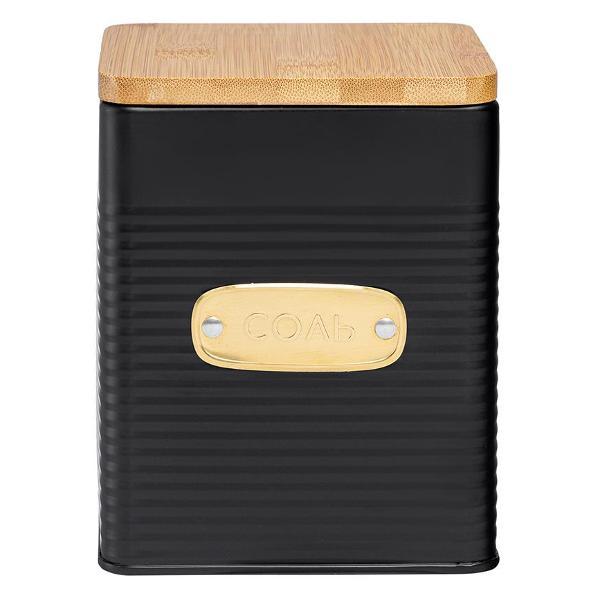 Изображение товара Емкость для хранения Smart Solutions соли Irmel, 1,7 л, графит