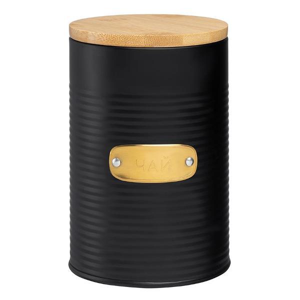 Изображение товара Емкость для хранения Smart Solutions чая Irmel, 1,3 л, графит