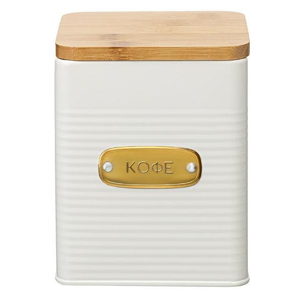 Изображение товара Емкость для хранения Smart Solutions кофе Irmel, 1,7 л, молочная