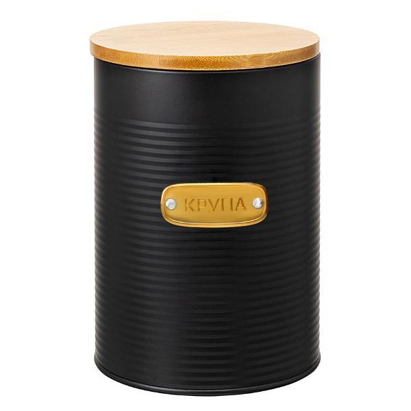 Изображение товара Емкость для хранения Smart Solutions крупы Irmel, 2,5 л, графит