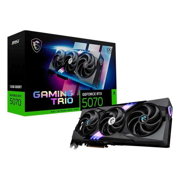 Изображение товара Видеокарта MSI GeForce RTX 5070 12G GAMING TRIO OC