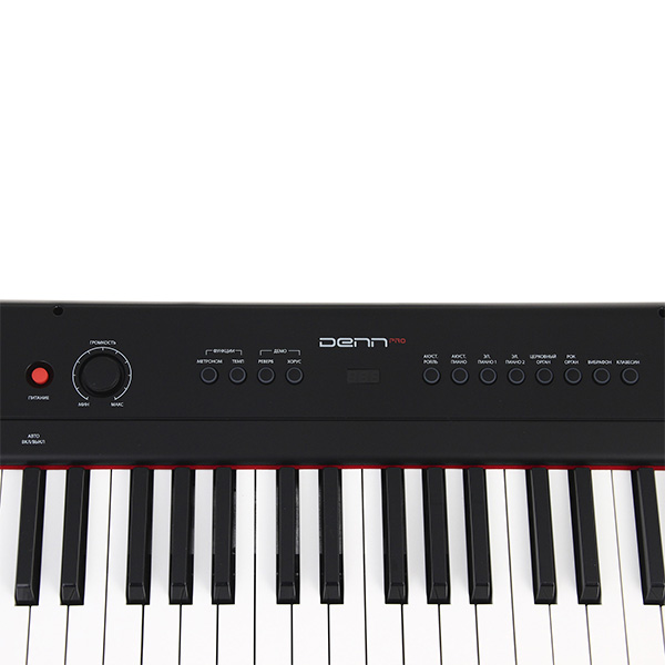 Изображение товара Синтезатор Denn компактное пианино PRO PW01 BK