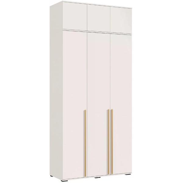 Изображение товара Шкаф распашной МИФ Мебель Современный 3-х ств. с антресолью, Кашемир, золото