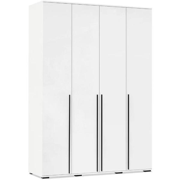 Изображение товара Шкаф распашной МИФ Мебель Современный 4-х ств.1600 Белый/Белый глянец холодный