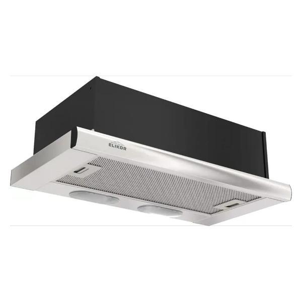 Изображение товара Вытяжка встраиваемая Elikor 60п-400-в2л Silver черный