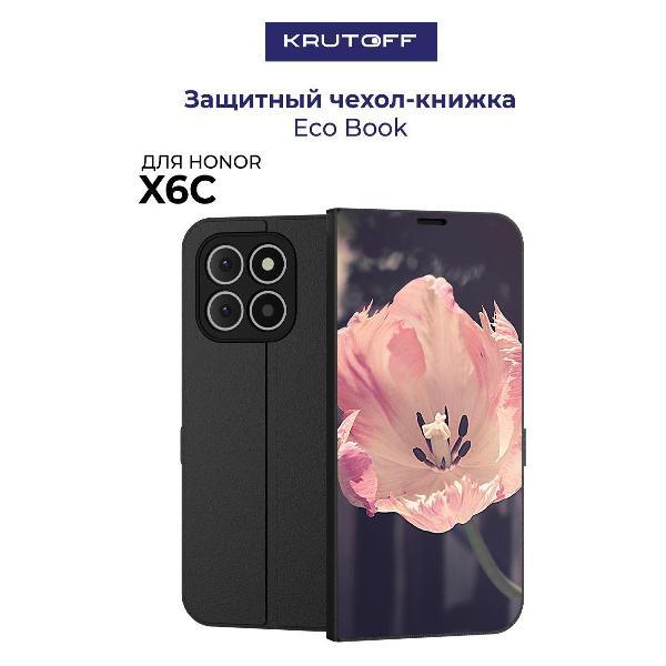 Изображение товара Чехол для смартфона, телефона Krutoff Honor X6с Тюльпан (черный) Изображение товара Чехол для смартфона, телефона Krutoff Honor X6с Тюльпан (черный)