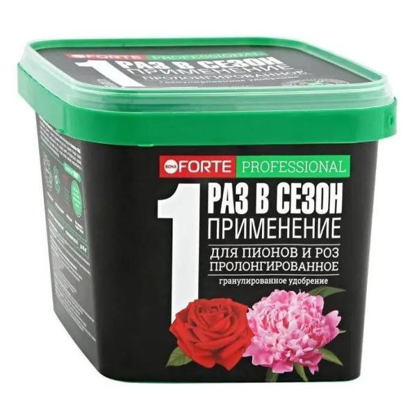 Изображение товара Удобрение Bona Forte для пионов и роз ведро 1 л