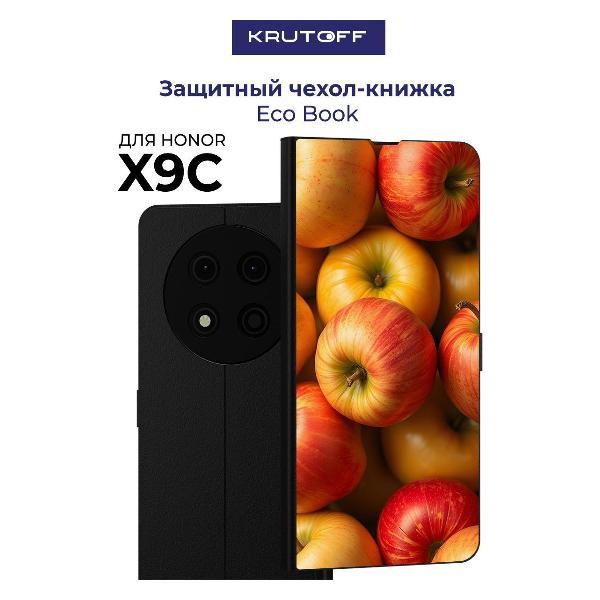Изображение товара Чехол для смартфона, телефона Krutoff Honor X9c Яблоки (черный) Изображение товара Чехол для смартфона, телефона Krutoff Honor X9c Яблоки (черный)