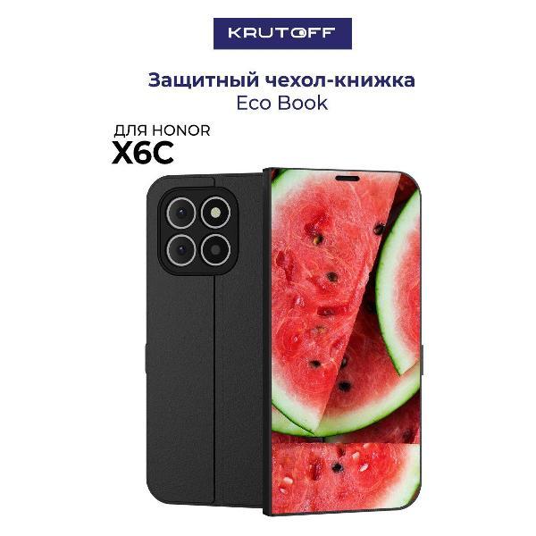 Изображение товара Чехол для смартфона, телефона Krutoff Honor X6с Арбуз (черный)