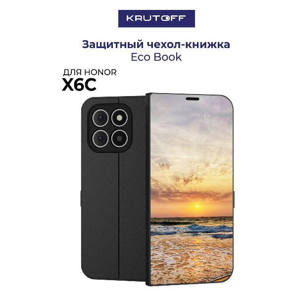 Изображение товара Чехол для смартфона, телефона Krutoff Honor X6с Индия, Пляжи Гоа (черный)