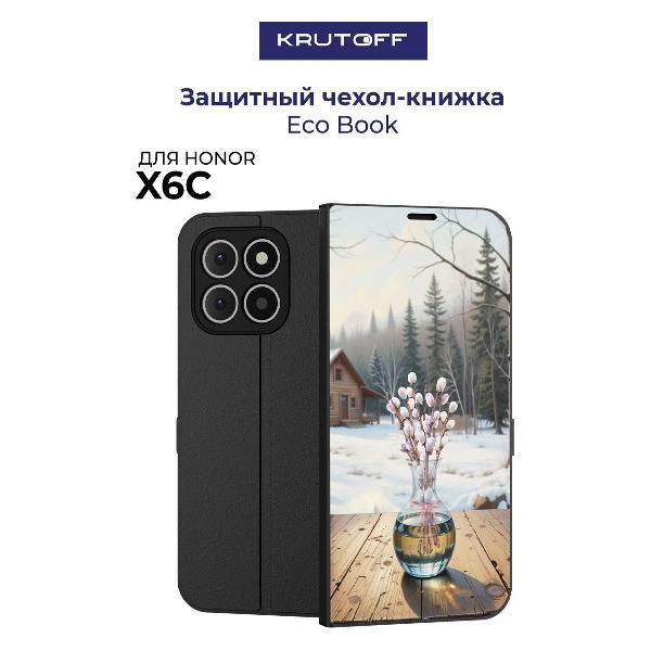 Изображение товара Чехол для смартфона, телефона Krutoff Honor X6с Верба (черный)