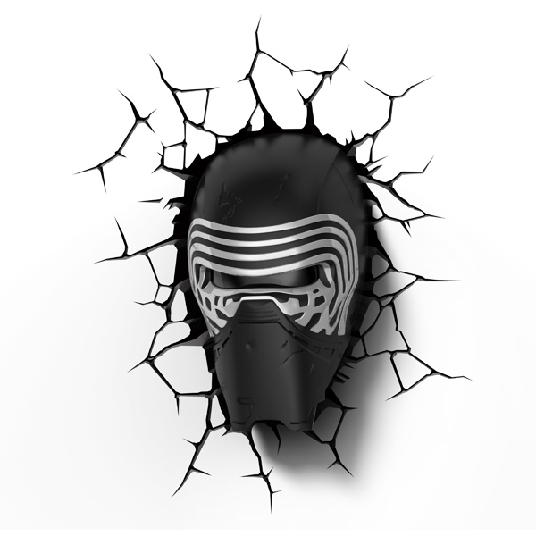 фото Фигурка 3dlightfx светильник 3d star wars lead villian helmet