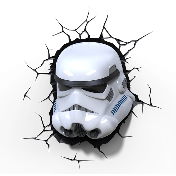 фото Фигурка 3dlightfx светильник 3d star wars storm trooper