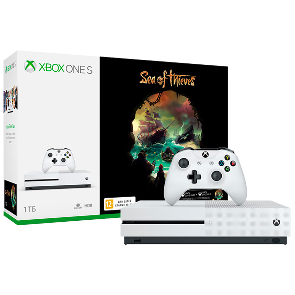 Игровая консоль Xbox One Microsoft S 1 ТБ + Sea of Thieves