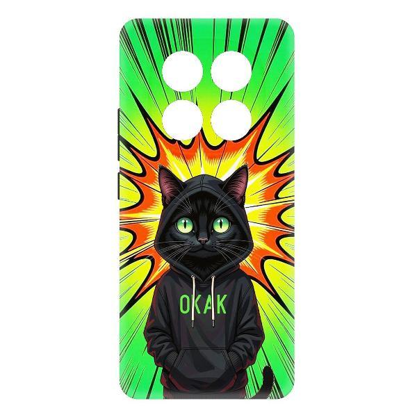 Изображение товара Чехол для смартфона, телефона Krutoff Soft Case Окак Xiaomi Redmi Note 14 Pro 5G Black