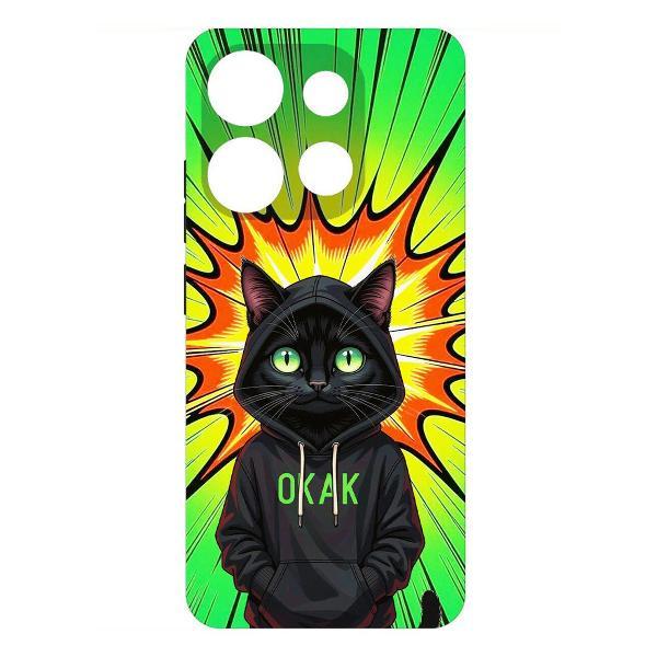 Изображение товара Чехол для смартфона, телефона Krutoff Soft Case Окак для TECNO POP 7 черный