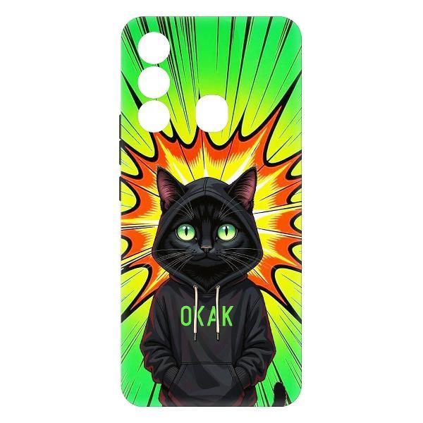 Изображение товара Чехол для смартфона, телефона Krutoff Soft Case Окак для ITEL P38 Pro черный