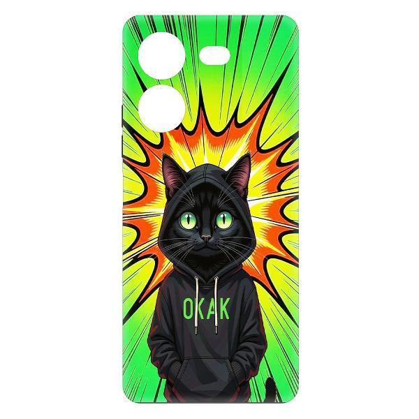 Изображение товара Чехол для смартфона Krutoff Soft Case для TECNO Pova 5 черный надежная защита