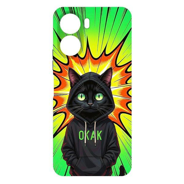 Изображение товара Чехол для смартфона, телефона Krutoff Soft Case Окак для Vivo Y16 черный Изображение товара Чехол для смартфона, телефона Krutoff Soft Case Окак для Vivo Y16 черный